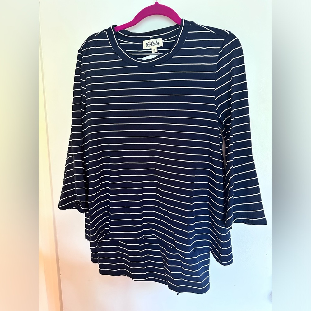 Striped two piece dress